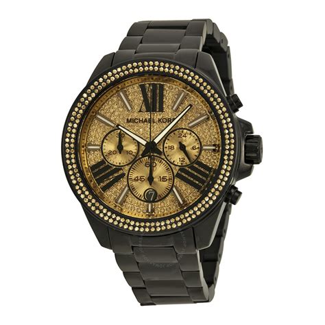 michael kors watch 5961 black|Michael Kors watches all black.